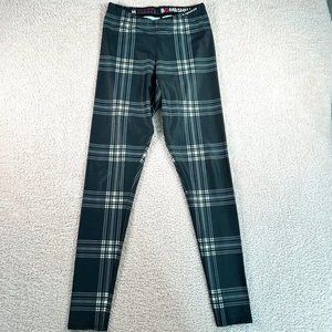 Bombshell Sportswear Black and White Plaid Leggings